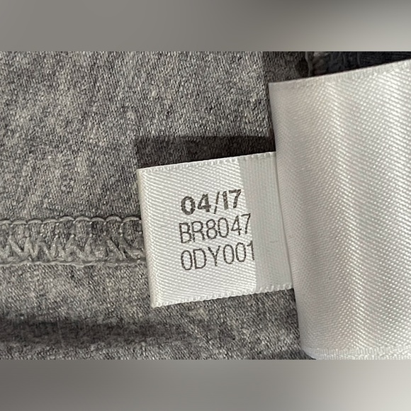 Adidas Kids Gray Joggers with White Stripes - Picture 8 of 12